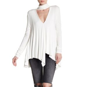 Free People Uptown Turtleneck White XS